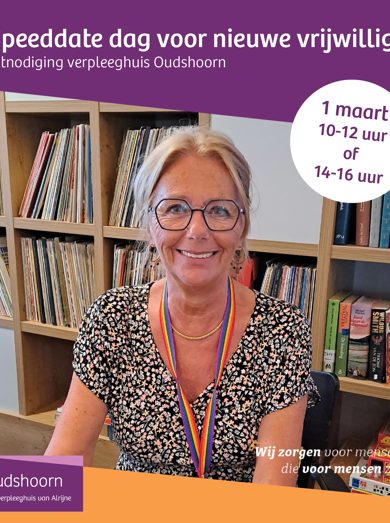Poster Speeddate Dag Oudshoorn Website
